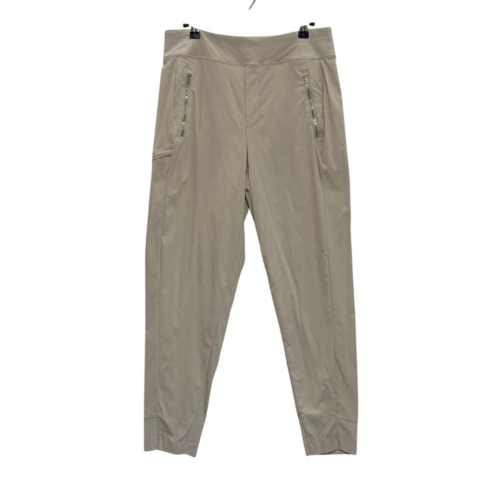 Athleta Trekkie North Joggers High Rise Lightweight Beige Womens 6 Casual Hike